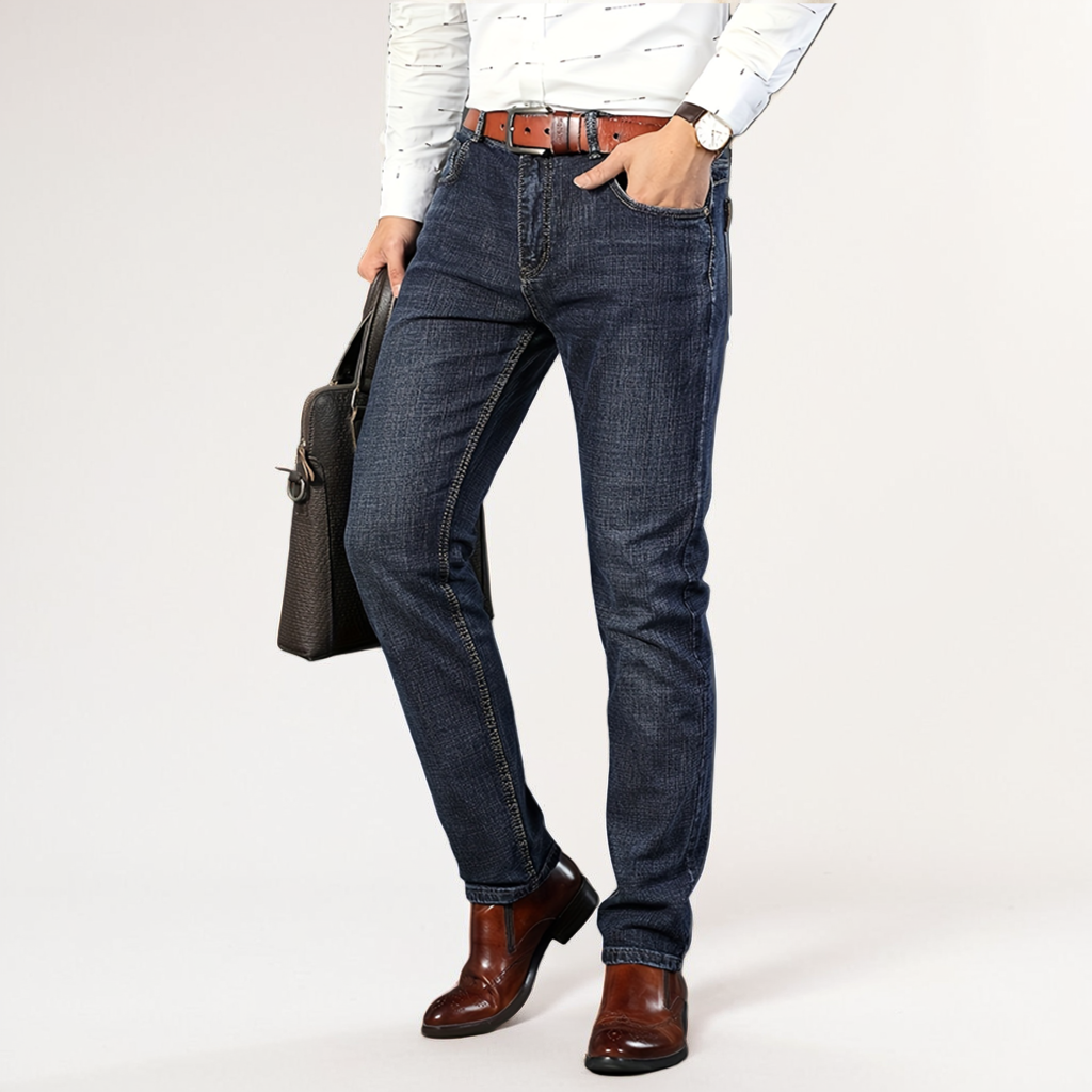 The True Blue | Men's Solid Denim Jeans